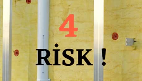 GELENEKSEL ISI YALITIMI ÜRÜNLERİYLE İLİŞKİLİ 4 RİSK