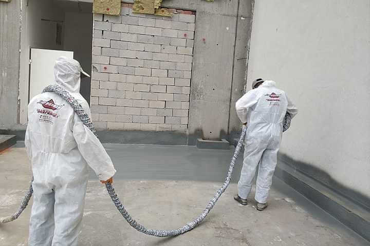  Açık Teras Beton Üzeri Polyurea Su Yalıtımı