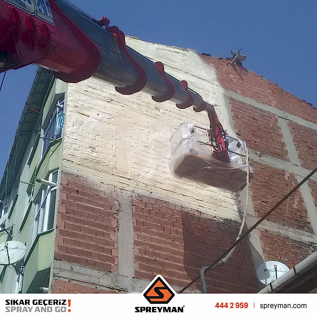 Bina Dış CephePoliüretan Köpük Isı Yalıtım Uygulamamız..!