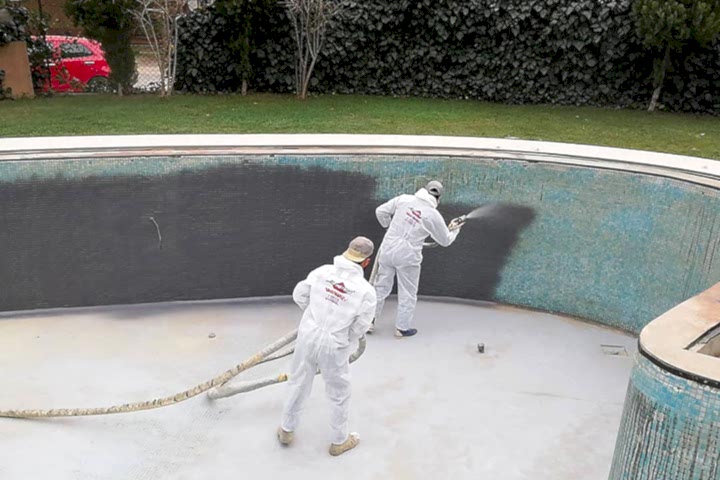 Açık Yüzme Havuzu Su yalıtımı 