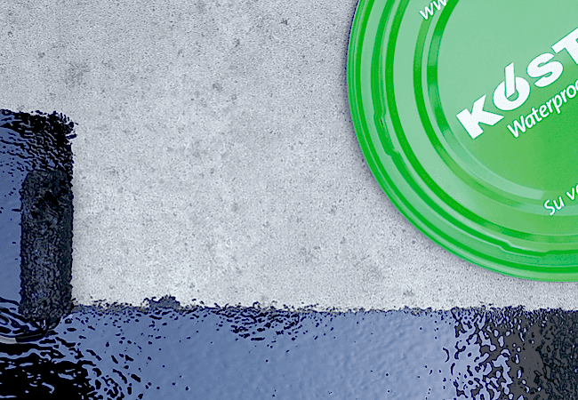 KÖSTER KB-PUR 222 ( %2000 ELASTİK LİKİT SU YALITIMI ) UYGULAMASI