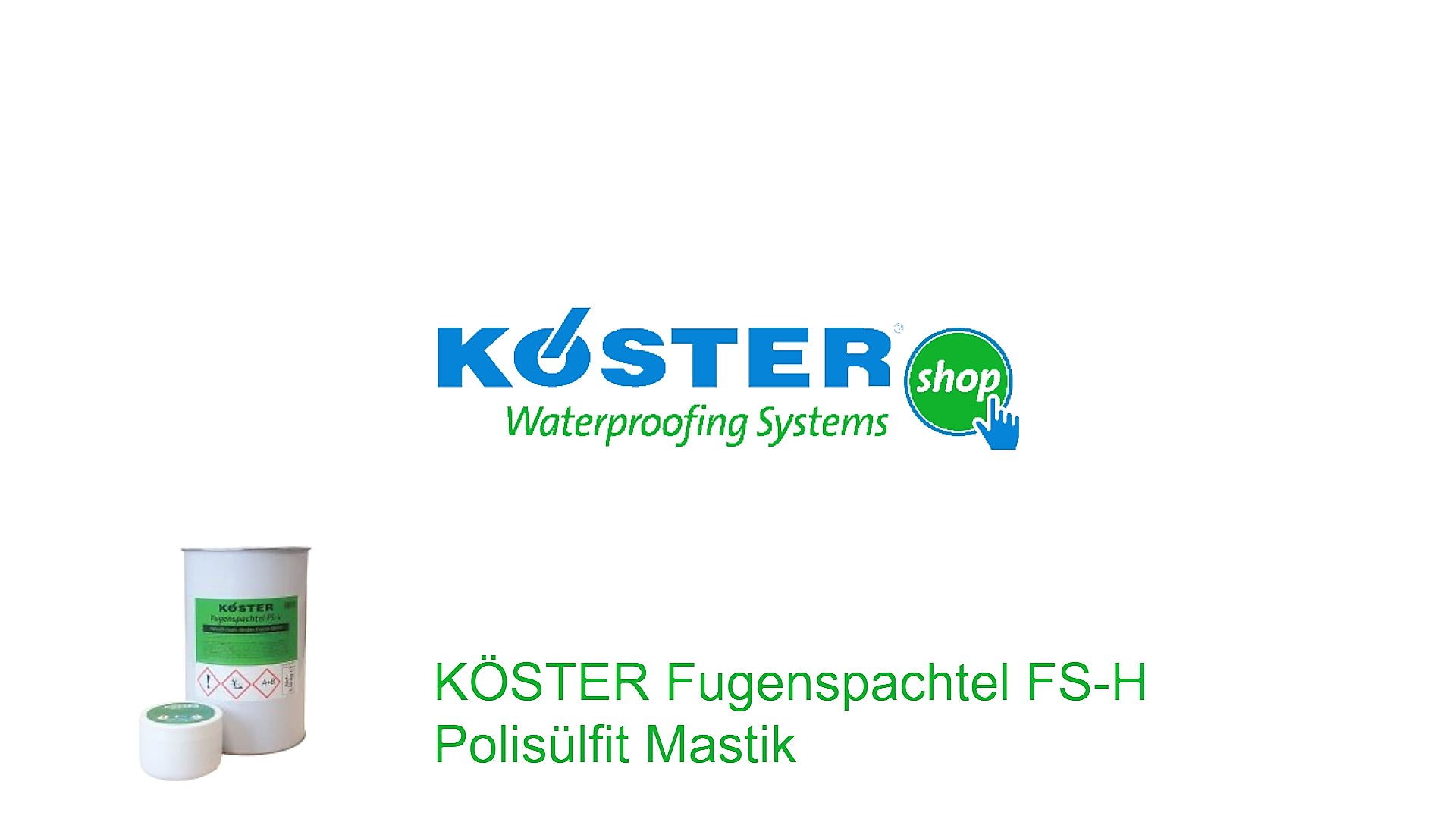 KÖSTER Fugenspachtel FS-H Akışkan Kıvamlı Polisülfit Mastik