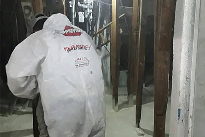 Çatı Arası Zemin ve Ters Tavan Isı Yalıtım Uygulamamız..!