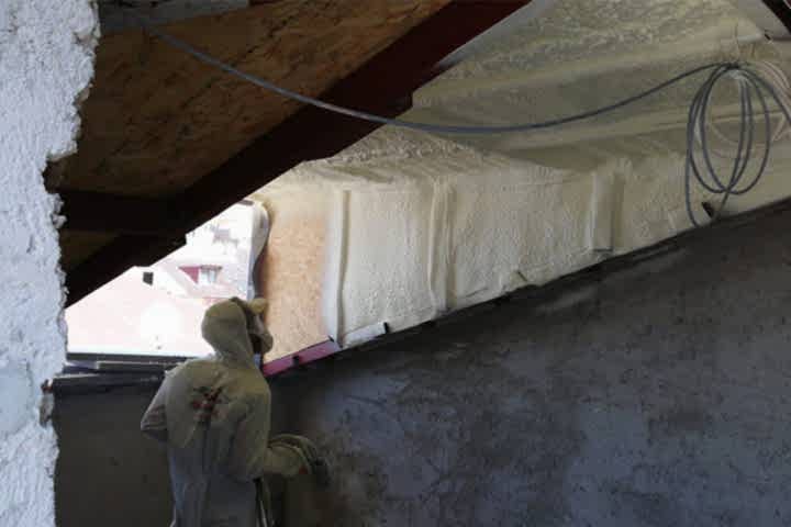 Ahşap Ters Tavan Metal Mertek Poliüretan Köpük Isı Yalıtım Uygulamamız..!