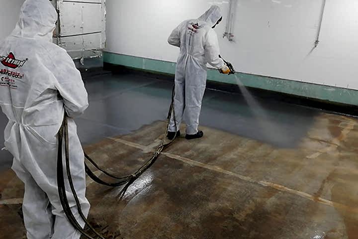 Oto Yıkama Zemini Sprey Polyuera