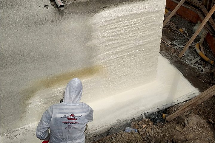 Perde Beton Poliüretan Köpük Uygulaması