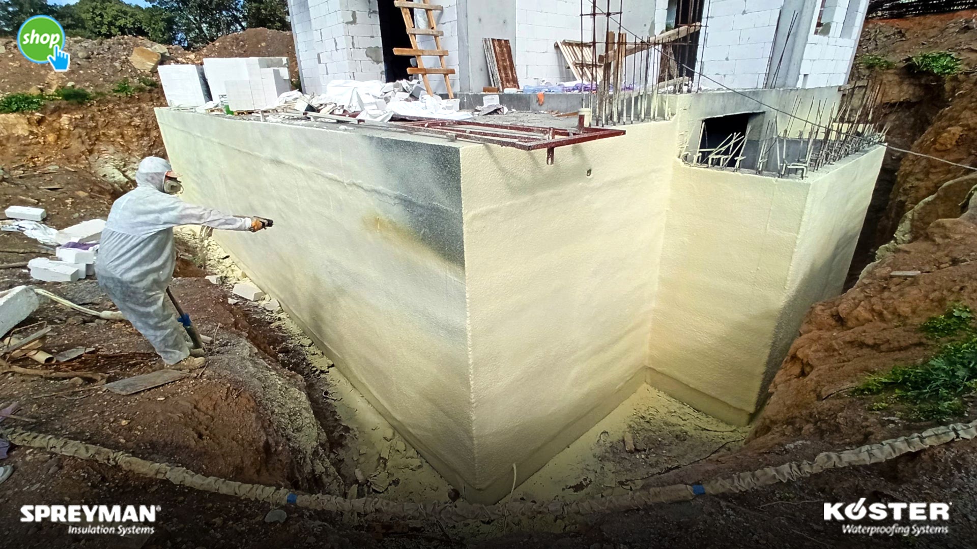 Muğla / Bodrum Perde Duvar Poliüretan Köpük Uygulaması