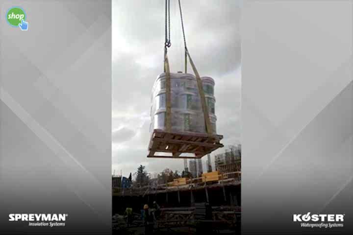 Avrupa Konutları Esentepe Şantiyesi - Polyflex 2K Su Yalıtımı Uygulaması