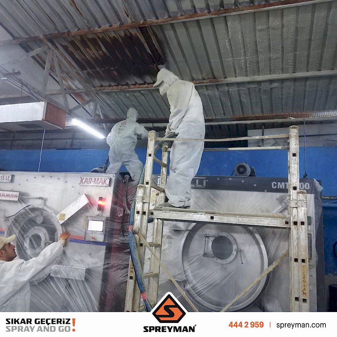 Sac Trapez Poliüretan Köpük Isı Yalıtım Uygulamamız..!