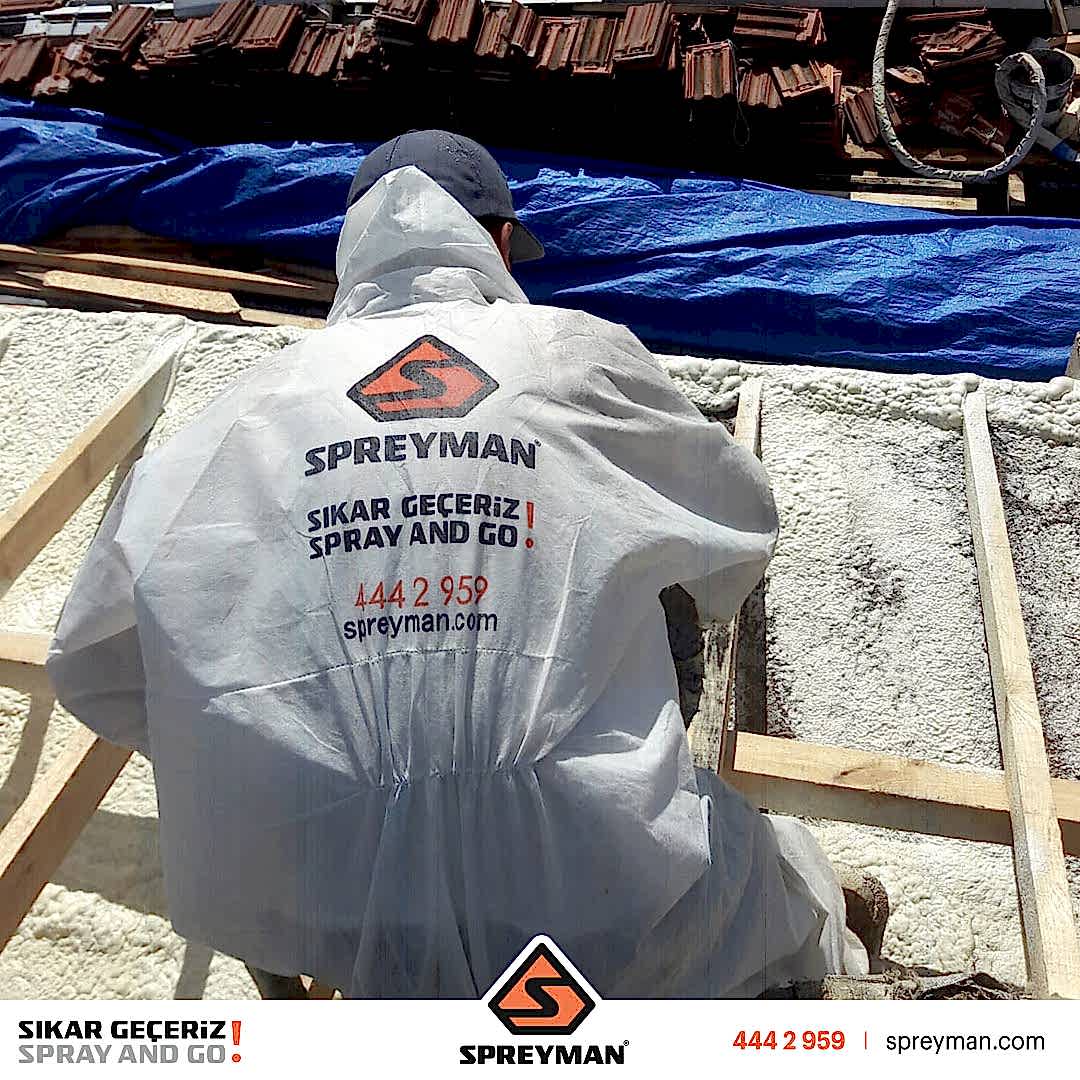 Çatı Arası Zemin Poliüretan Köpük Uygulamamız..!