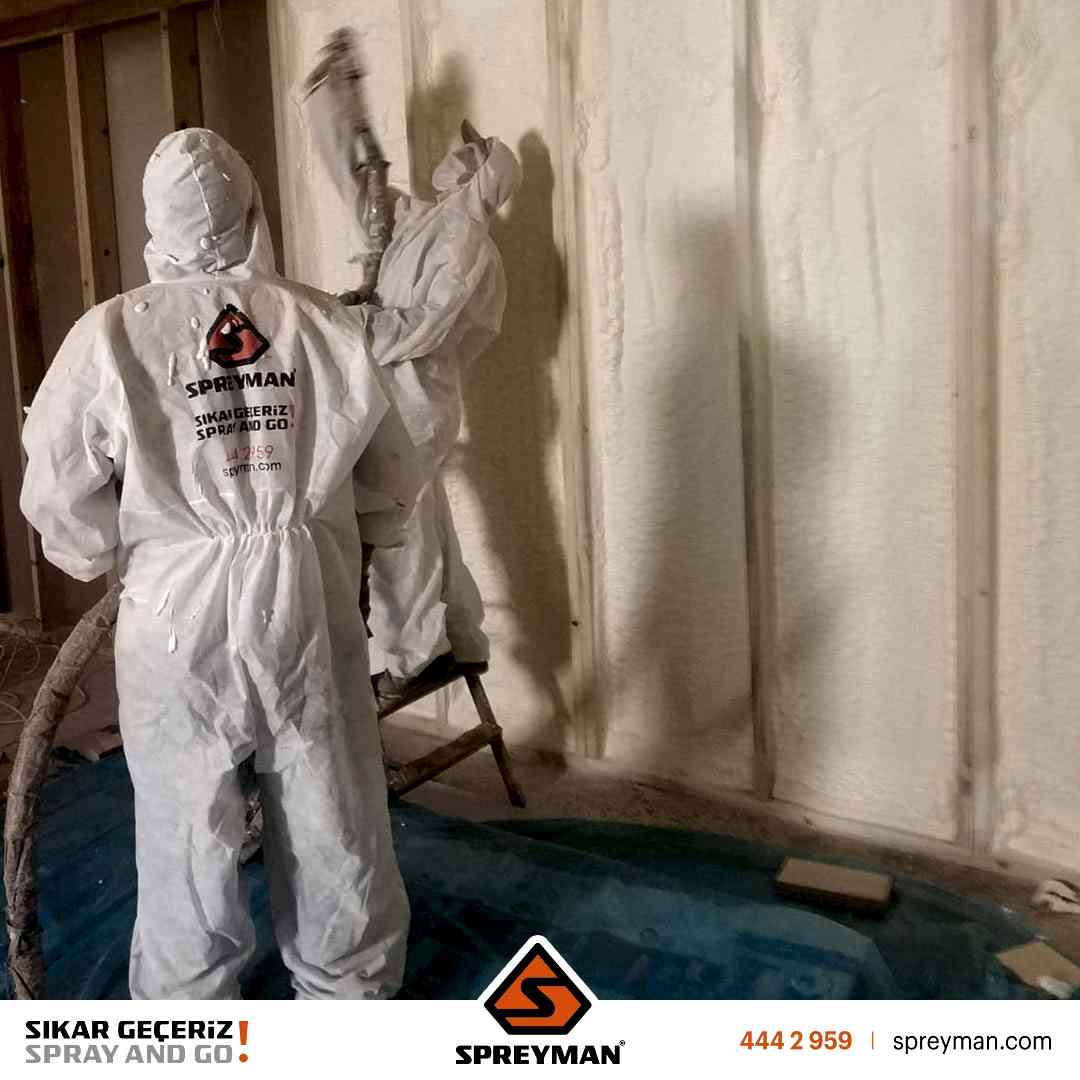 Duvar ve Tavan Poliüretan Köpük Isı Yalıtım Uygulamamız..!