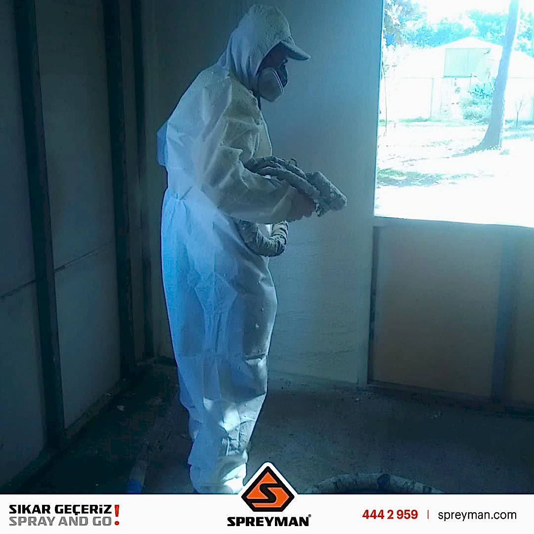 Ters Tavan ve Duvar Poliüretan Köpük Isı Yalıtım Uygulamamız..!