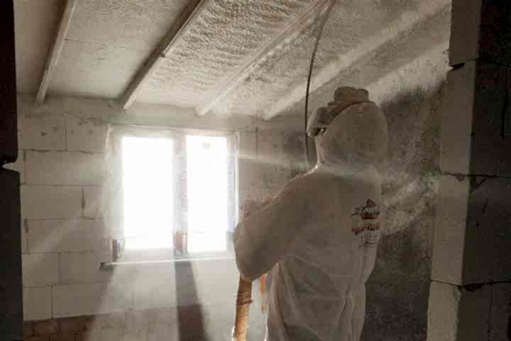 Ahşap Ters Tavan Metal Mertek Poliüretan Köpük Uygulamamız..!